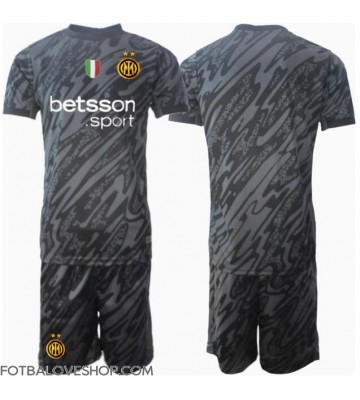 Inter Milan Brankářské Dětské Alternativní Dres 2024-25 Krátký Rukáv (+ trenýrky)